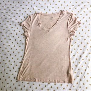 Pastel Soft V Neck Top
